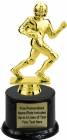 6 3/4" Football Runner Trophy Kit with Pedestal Base