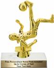 5 3/4" Female Bicycle Kick Soccer Trophy Kit