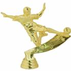 4 3/4" Male Soccer Action Gold Trophy Figure