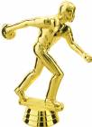4 3/4" Male Bowler Gold Trophy Figure