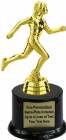 6 3/4" Female Track Trophy Kit with Pedestal Base