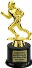 7" Football Runner Trophy Kit with Pedestal Base