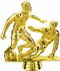 5" Male Double Action Soccer Gold Trophy Figure