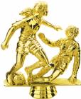 5" Female Double Action Soccer Gold Trophy Figure