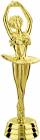 Gold 5 1/2" Ballerina Trophy Figure