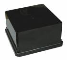 Gloss Black Weighted Plastic Trophy Base 2 3/8