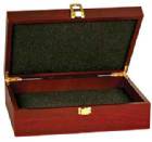 Rosewood Finish Gift Box 7 3/4" x 6 1/4" x 2 3/8"