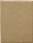 7" x 9" Light Brown Leatherette Portfolio with Notepad