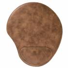 Rustic & Gold Leatherette Mouse Pad