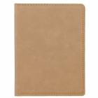 Light Brown Leatherette Passport Holder