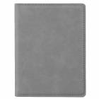 Gray Leatherette Passport Holder