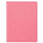 Pink Leatherette Passport Holder