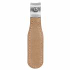 Light Brown Leatherette Nail Clipper