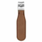 Dark Brown Leatherette Nail Clipper