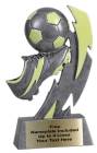 6" Soccer Glow in the Dark Resin Trophy