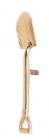 5 1/2" Gold Metal Plaque Mount Shovel With Stud