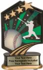 5 1/2" - Baseball Trophy Graphic Sport Series Resin