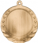 Antique Finish 2 3/4" Insert Holder Award Medal