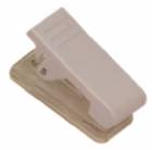 White Self-Adhesive Bulldog Clip