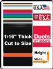 Gemini Duets XT Series Plastic 33 Colors - Blank - Cut to Size