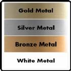 Custom Metal Name Plates Sublimated