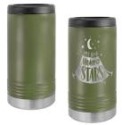 Olive Green Polar Camel Vacuum Insulated Slim Can Beverage Holder