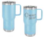 Light Blue 20oz Polar Camel Vacuum Insulated Travel Mug with Slider Lid