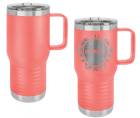 Coral 20oz Polar Camel Vacuum Insulated Travel Mug with Slider Lid