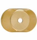 Gold 2" x 3" Plastic Oval Trophy Lid