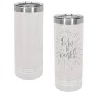 White 22oz Polar Camel Skinny Vacuum Insulated Tumbler