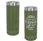 Olive Green 22oz Polar Camel Skinny Vacuum Insulated Tumbler