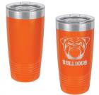 Orange 20oz Polar Camel Vacuum Insulated Tumbler with Clear Lid