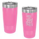 Pink 20oz Polar Camel Vacuum Insulated Tumbler with Slider Lid