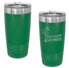 Green 20oz Polar Camel Vacuum Insulated Tumbler with Slider Lid