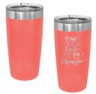 Coral 20oz Polar Camel Vacuum Insulated Tumbler with Slider Lid