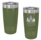 Olive Green 20oz Polar Camel Vacuum Insulated Tumbler with Slider Lid