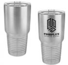 Stainless Steel 30oz Polar Camel Vacuum Insulated Tumbler with Clear Lid