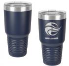 Navy Blue 30oz Polar Camel Vacuum Insulated Tumbler with Clear Lid