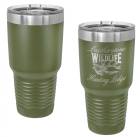 Olive Green 30oz Polar Camel Vacuum Insulated Tumbler with Slider Lid