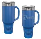 Royal Blue 40oz Polar Camel Vacuum Insulated Travel Mug with Straw