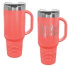 Coral 40oz Polar Camel Vacuum Insulated Travel Mug with Straw