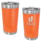 Orange 16oz Polar Camel Vacuum Insulated Pint with Slider Lid