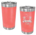 Coral 16oz Polar Camel Vacuum Insulated Pint with Slider Lid