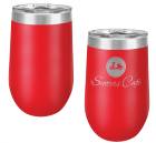 Red 16oz Stemless Polar Camel Vacuum Insulated Tumbler