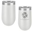 White 16oz Stemless Polar Camel Vacuum Insulated Tumbler