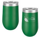 Green 16oz Stemless Polar Camel Vacuum Insulated Tumbler