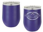 Purple 12oz Polar Camel Vacuum Insulated Wine Tumbler