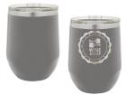 Dark Gray 12oz Polar Camel Vacuum Insulated Wine Tumbler