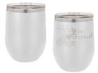 White 12oz Polar Camel Vacuum Insulated Wine Tumbler