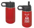 Red 12oz Polar Camel Vacuum Insulated Water Bottle